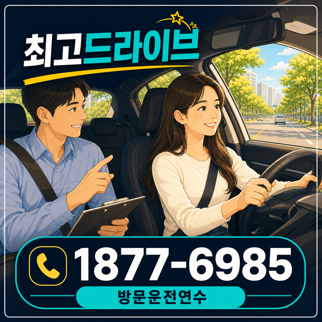경기 시흥시 장곡동 운전연수 최고드라이브 1877-6985 상담