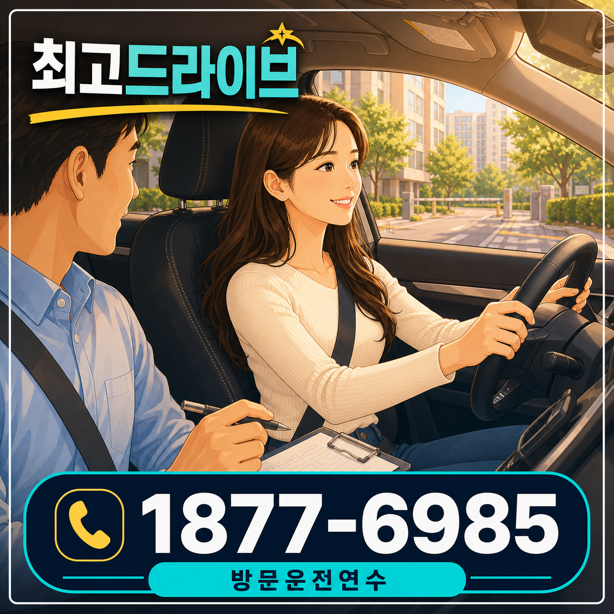 경기 의왕시 월암동 운전연수 최고드라이브 1877-6985 상담