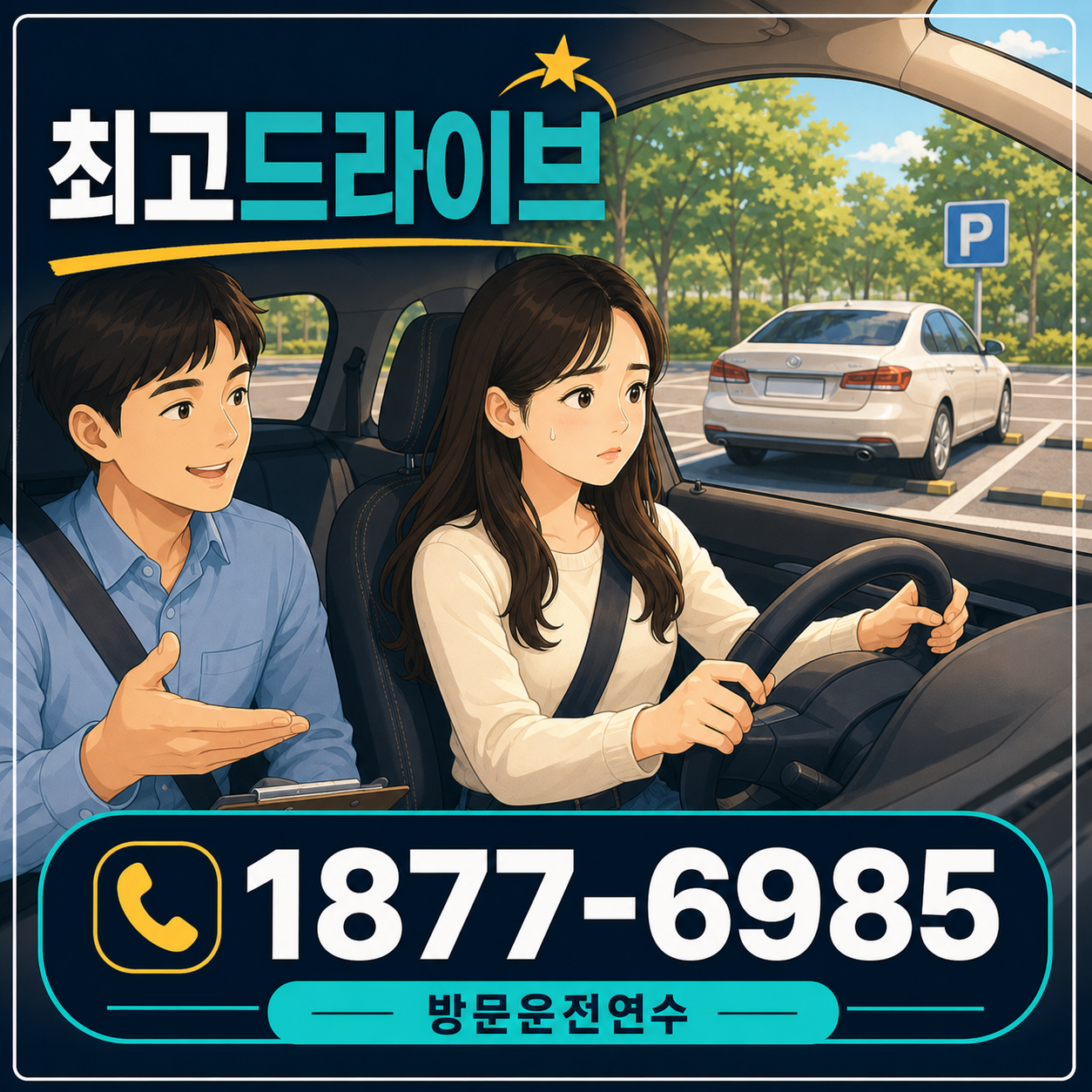 경기 시흥시 죽율동 운전연수 최고드라이브 1877-6985 상담