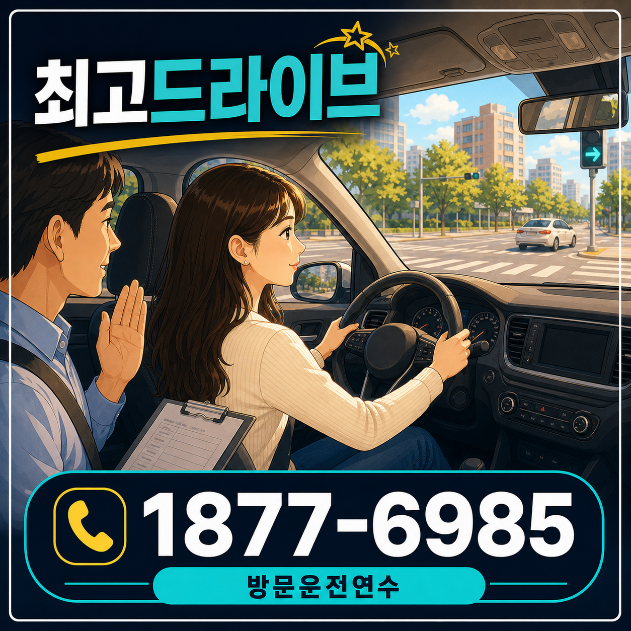 경기 구리시 갈매동 운전연수 최고드라이브 1877-6985 상담