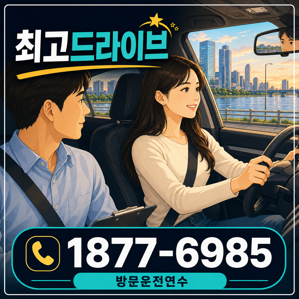 경기 시흥시 월곶동 운전연수 최고드라이브 1877-6985 상담