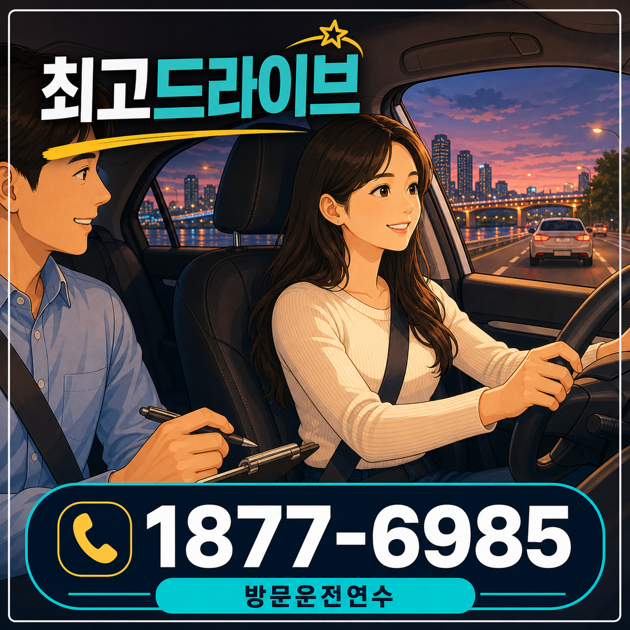 경기 파주시 아동동 운전연수 최고드라이브 1877-6985 상담
