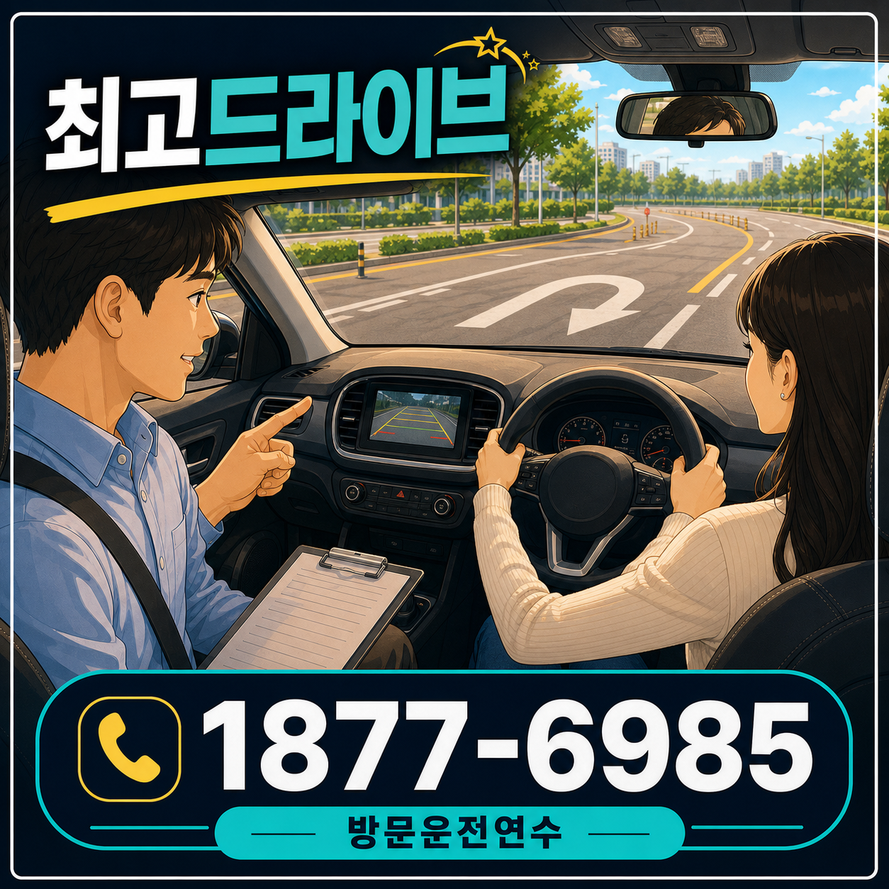 경기 구리시 인창동 운전연수 최고드라이브 1877-6985 상담