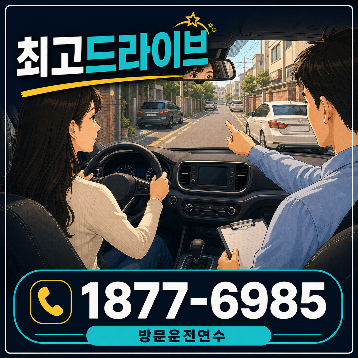 경기 하남시 미사동 운전연수 최고드라이브 1877-6985 상담