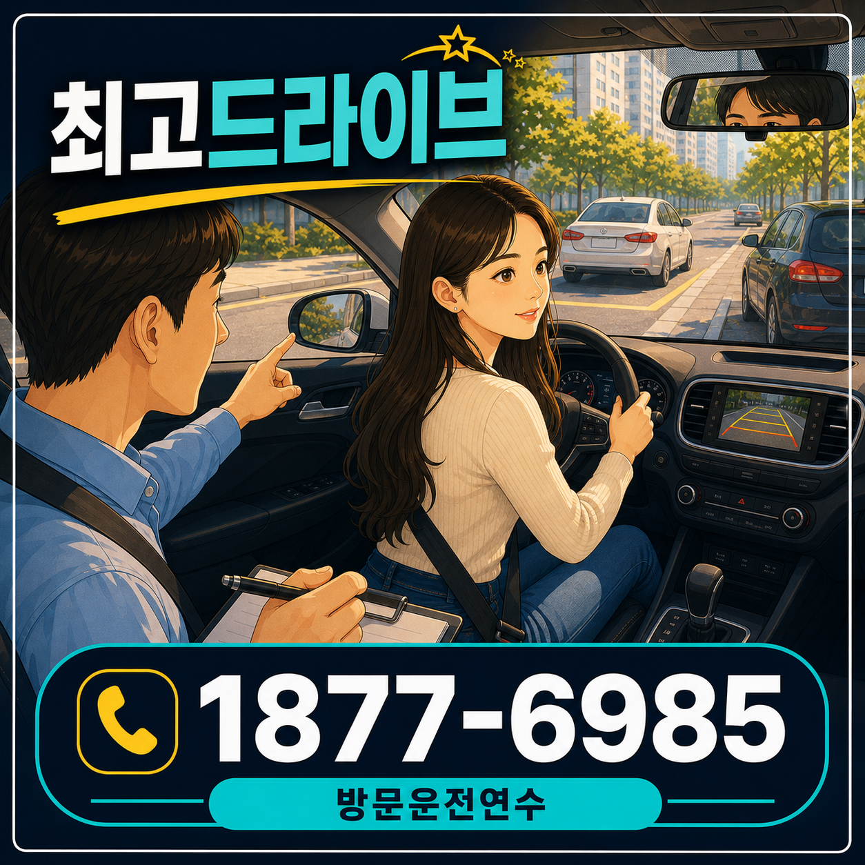 경기 의왕시 내손동 운전연수 최고드라이브 1877-6985 상담