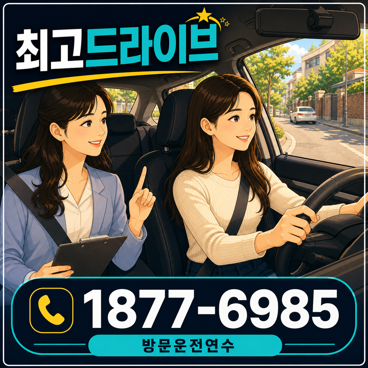 경기 구리시 토평동 운전연수 최고드라이브 1877-6985 상담